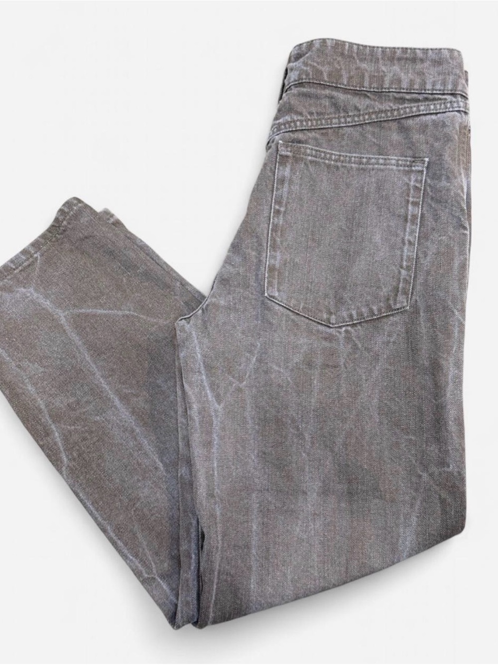Zara Gray/Brown Marble-Effect Women's Jeans